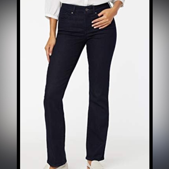 NYDJ Denim - NWOT NYDJ Marilyn Straight 16W Dark Denim Stretch Comfort Shapewear Slimming